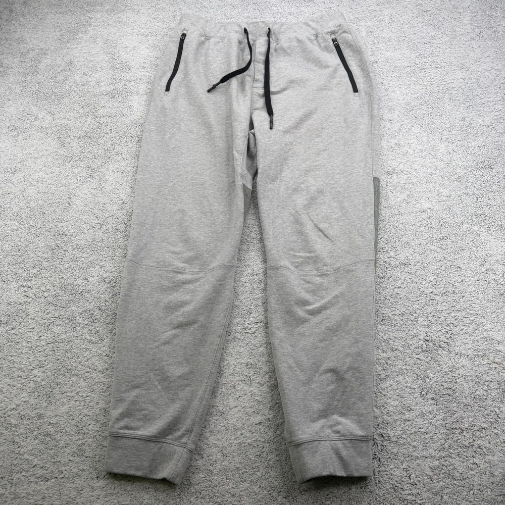 Lululemon Jogger Pants Mens Large Gray French Terry Cuffed Synth Pant Sweatpants